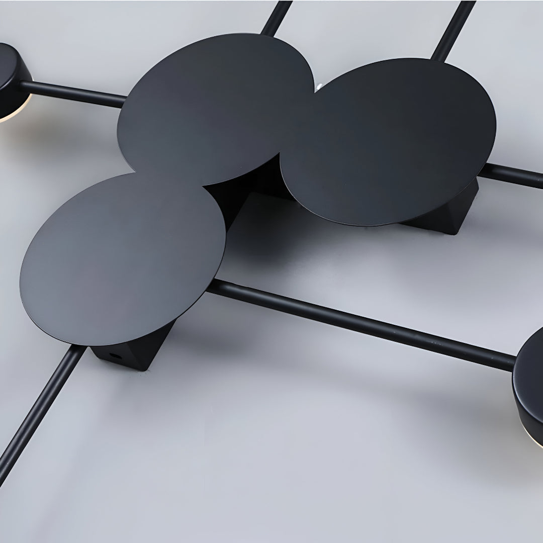 Nordic Creative Multi-Disc Line Wall Light