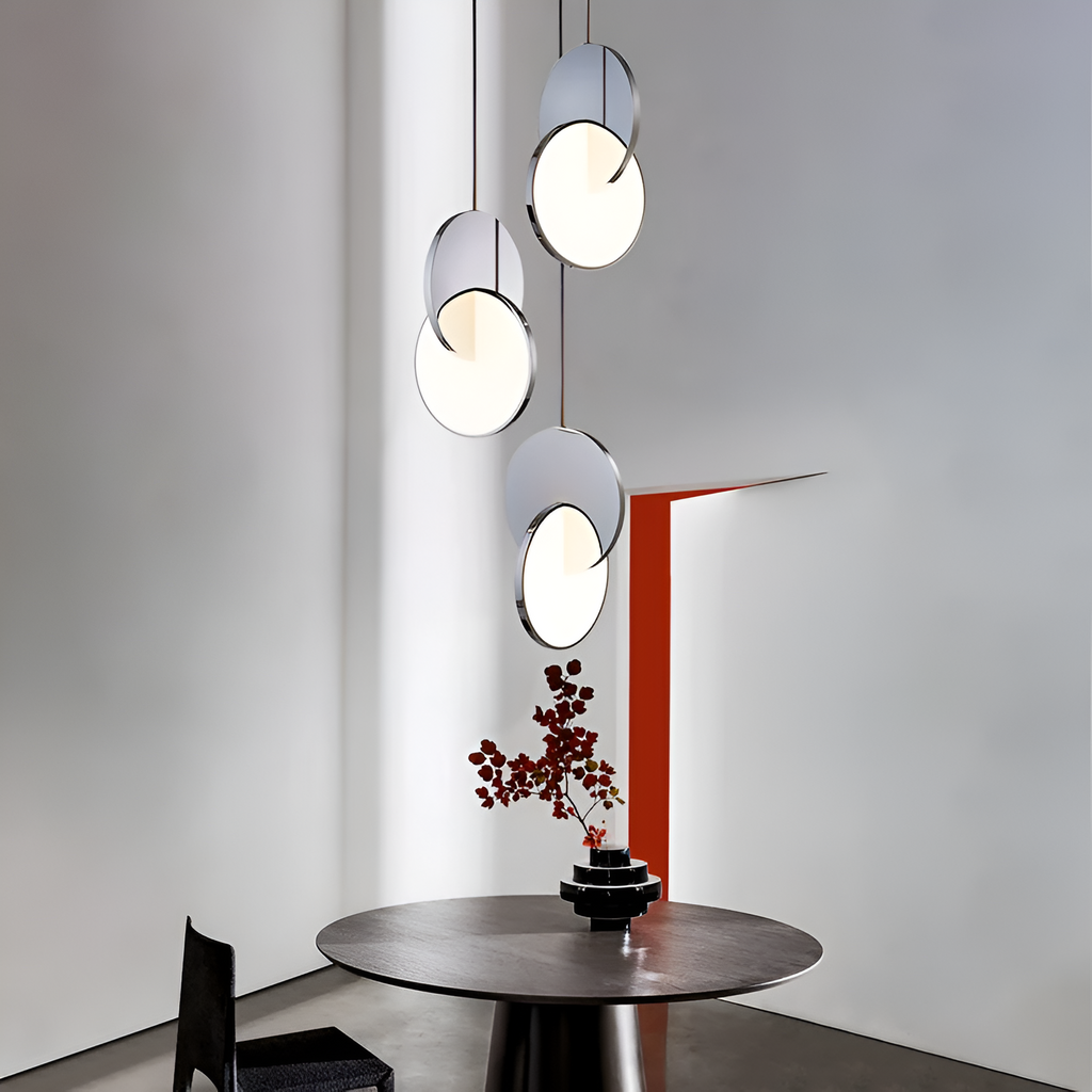 Nordic Double Round LED Pendant Light