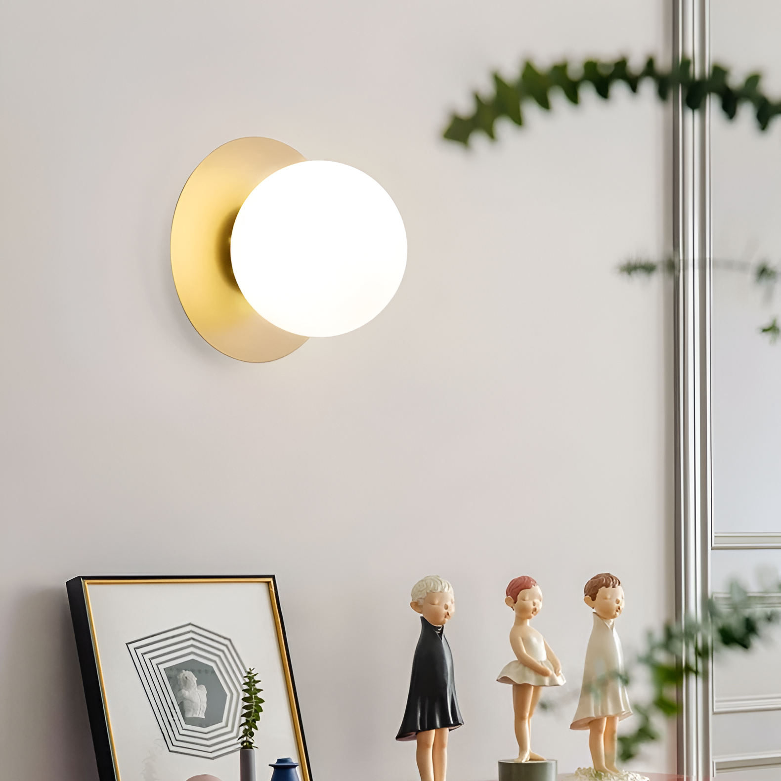 Brilliant Dawn Modern Glass Wall Lamp