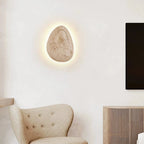 Nordic Beatrice Floating Travertine Stone Wall Light