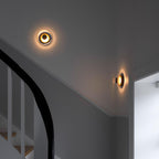 The Shimmering Glow Premium Minimalist Brass Wall Light