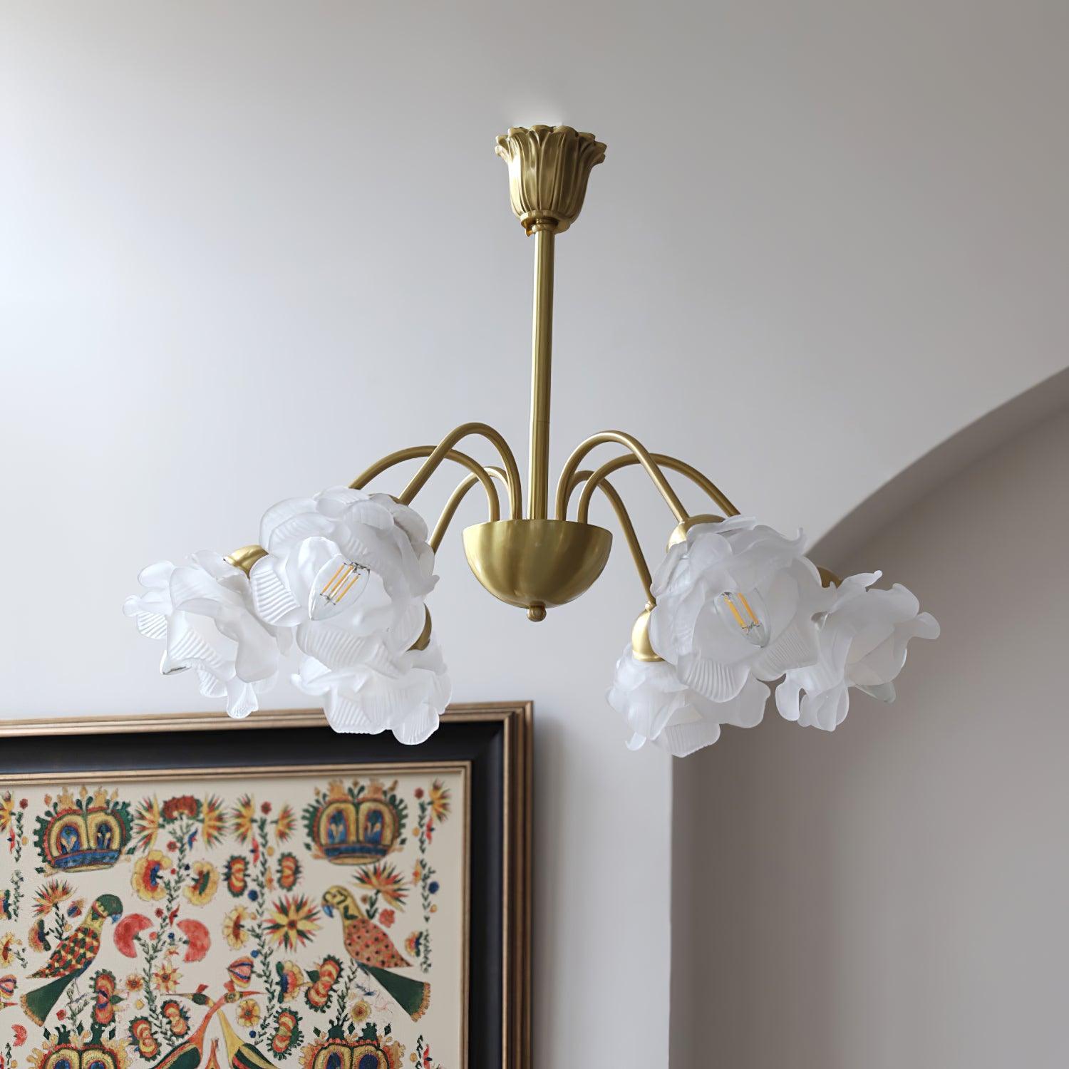 Luxurious Roses Pendant Light