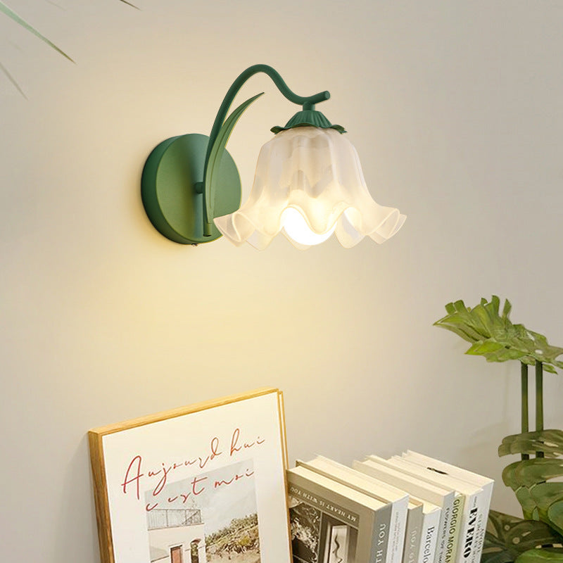 French Flower Acrylic Wall Light