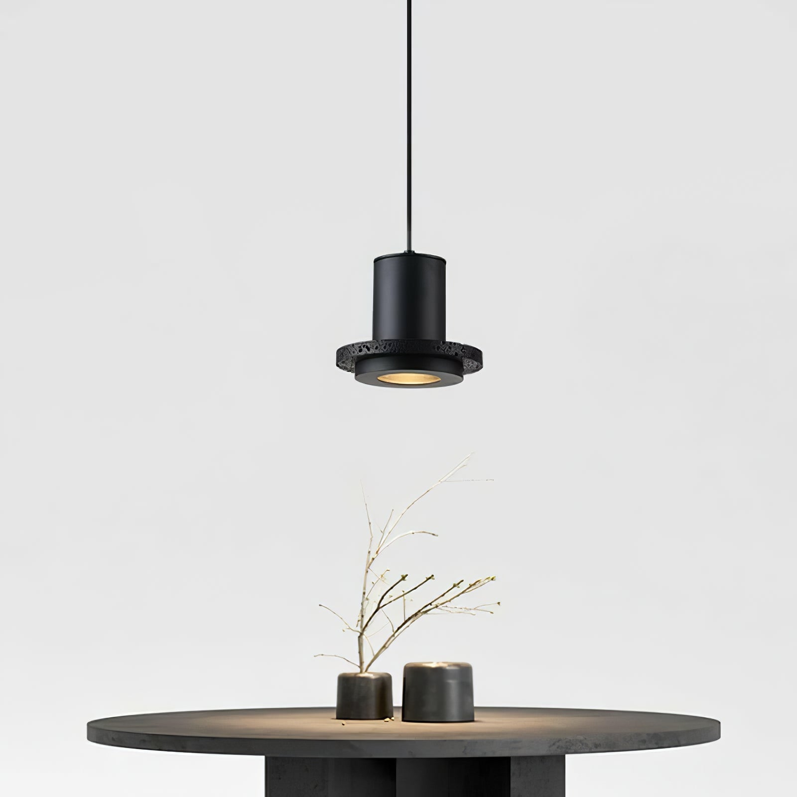 Vulkana Lava Travertine Pendant Light