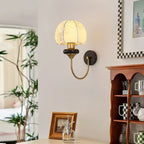 Traditional Pattern Fabric Wall Light