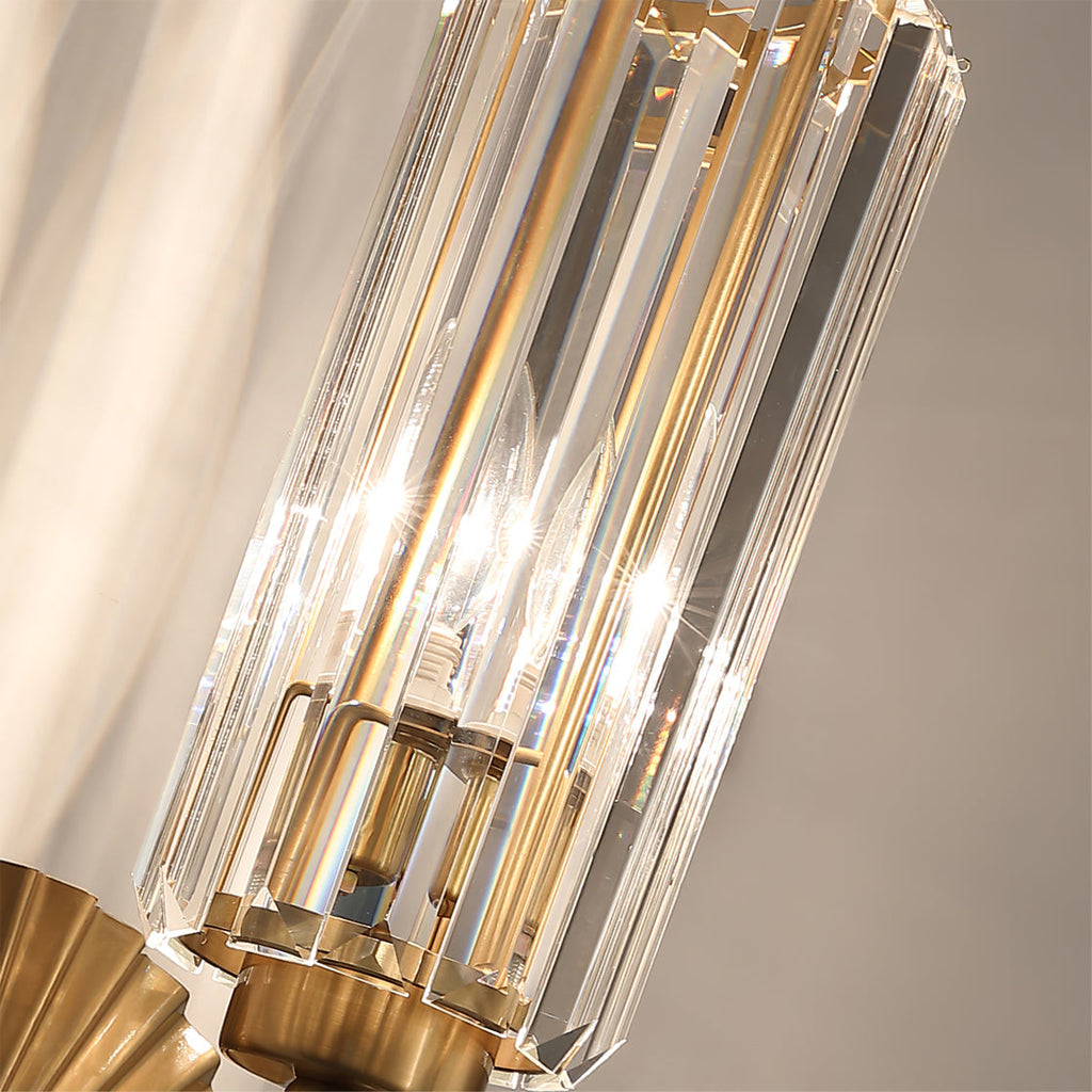 Cecily Modern Fluted Glass Wall Lamp
