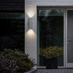 Minimalist Cement Square Outdoor Wall Light