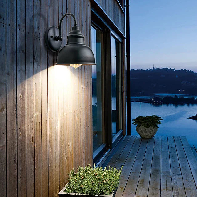 Vintage Retro Metal Wall Waterproof Outdoor Light