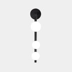 Elora Sculptural Glass Minimalist Wall Light