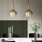 Clued Creative Minimalist Dome Glass Pendant Light