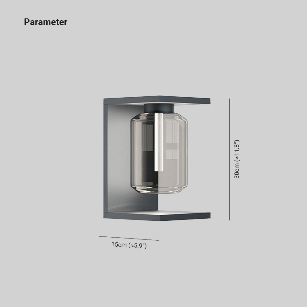 Modern Outdoor Lantern IP65 Waterproof Outdoor Wall Light