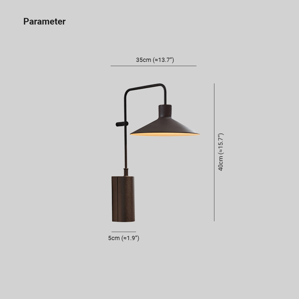 Carins Modern Minimalist Wide Cone Shape IP65 WaterProof Outdoor Light