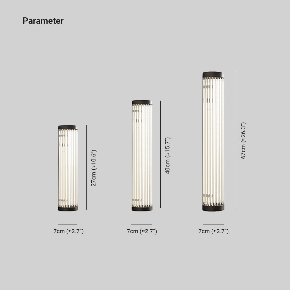 HaloGuard Semi Dome Outdoor Glass Wall Lamp