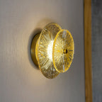 Round Crystal Wall Light