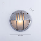 Wall Lamp Geometric Modern Metal Glass  IP65 Waterproof Outdoor Light