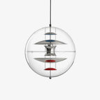 Luminous Sphere Modern Metal Acrylic Pendant Light