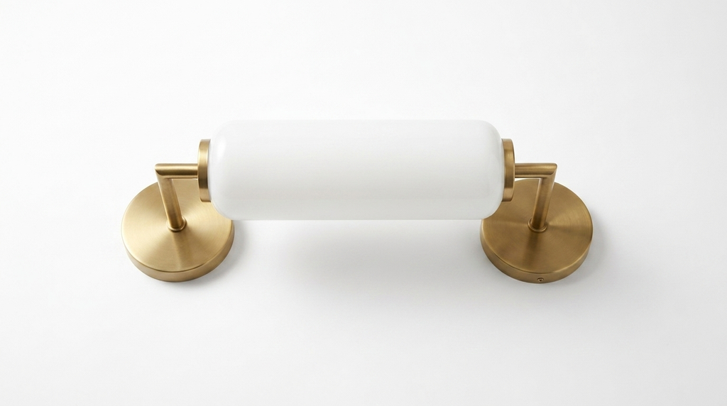 Silas Milk Vanity Glass Modern Wall Light