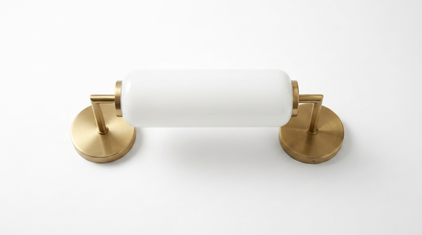 Silas Milk Vanity Glass Modern Wall Light