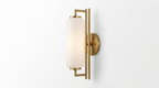 Silas Milk Vanity Glass Modern Wall Light