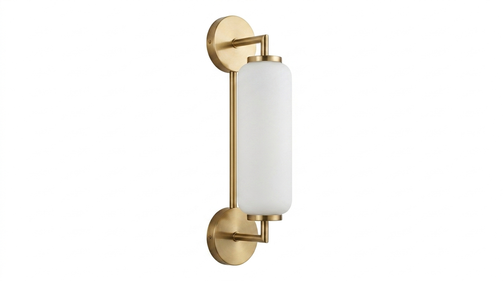 Silas Milk Vanity Glass Modern Wall Light