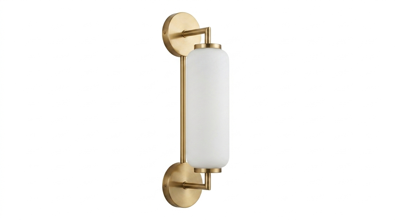 Silas Milk Vanity Glass Modern Wall Light
