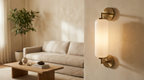 Silas Milk Vanity Glass Modern Wall Light