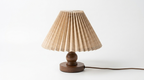 Retro Korean Style Pleated Skirt Table Lamp