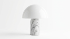 Aria Marble Dome Cordless Modern Marble Table Lamp