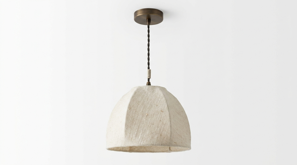 Elysia Wabi Sabi Fabric Pendant Light