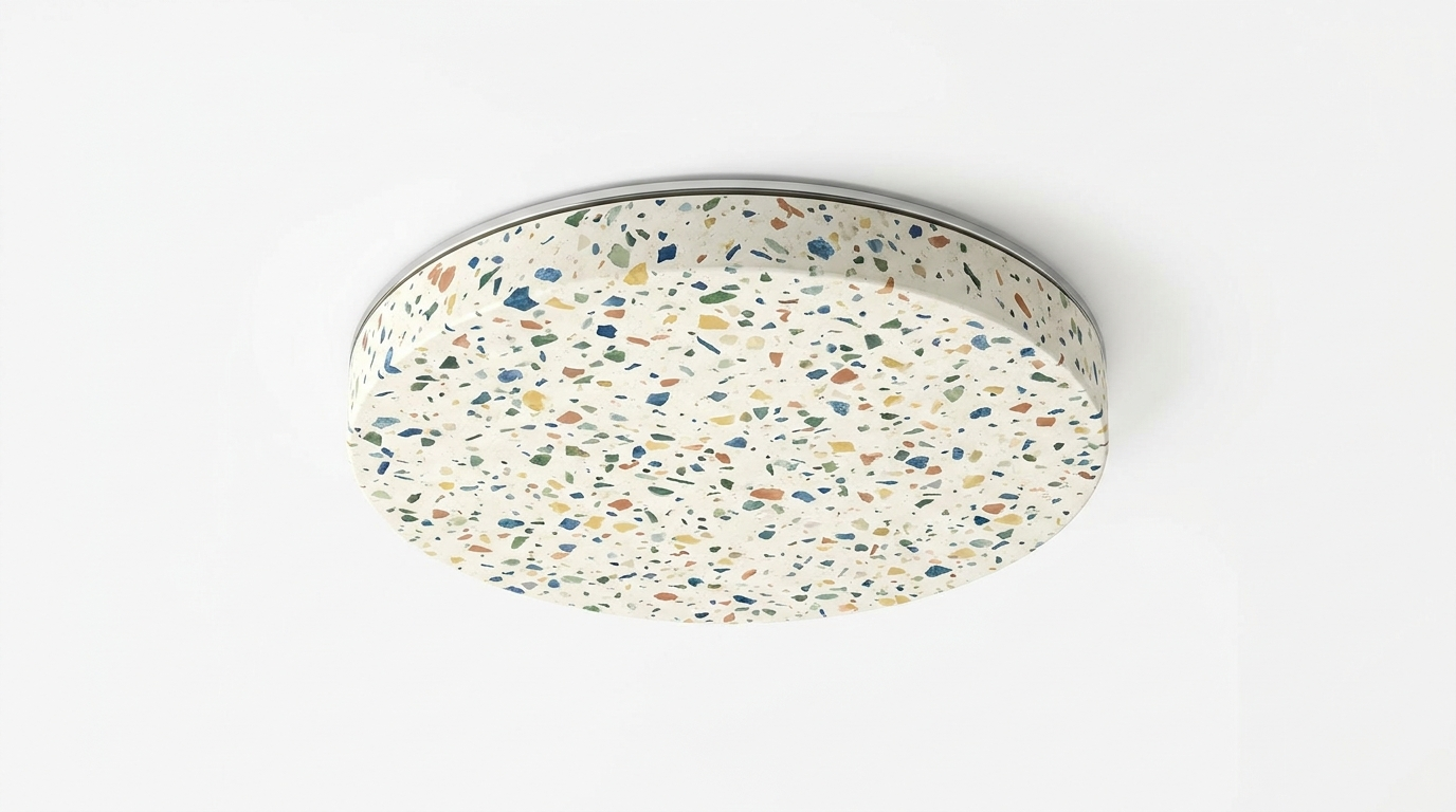 The Colored Terrazzo Ceiling Light