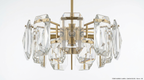 Nordic crystal ceiling light