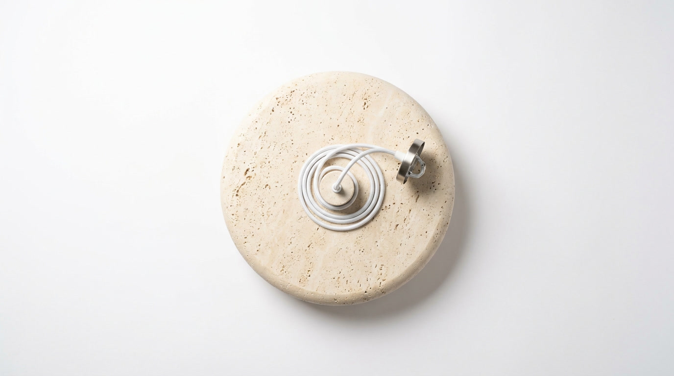 Soraya Round Travertine Pendant Light