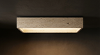 Aveline Modern Natural Travertine Ceiling Light