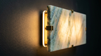 Aurora Slab Modern Nordic Marble Wall Light