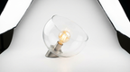 Bowl Shape Glass Table Lamp