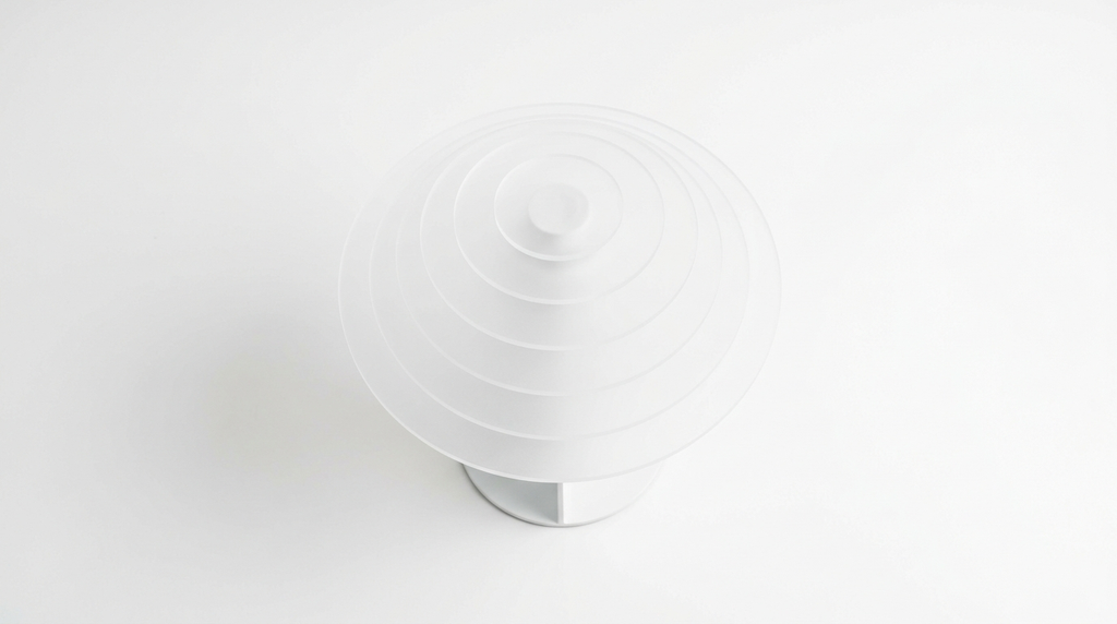 Selene Layered Moon Modern Acrylic Table Lamp