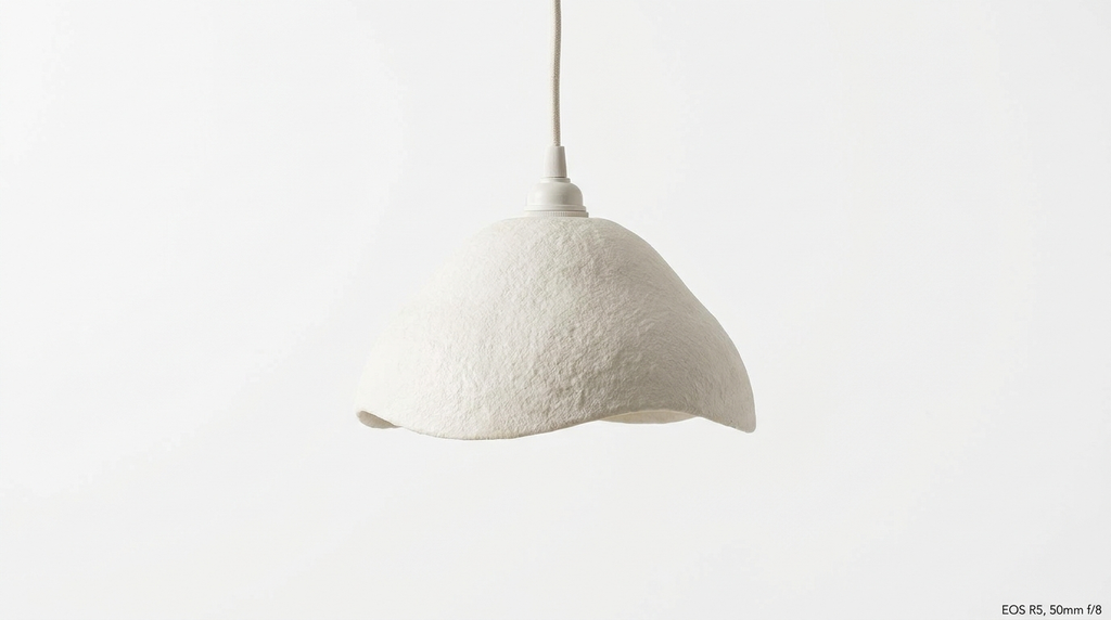 Nordic Wabi Sabi Fiberglass Pendant Light