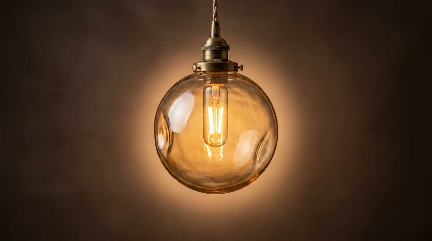 Aura Floating Nordic Bubble Glass Pendant Light