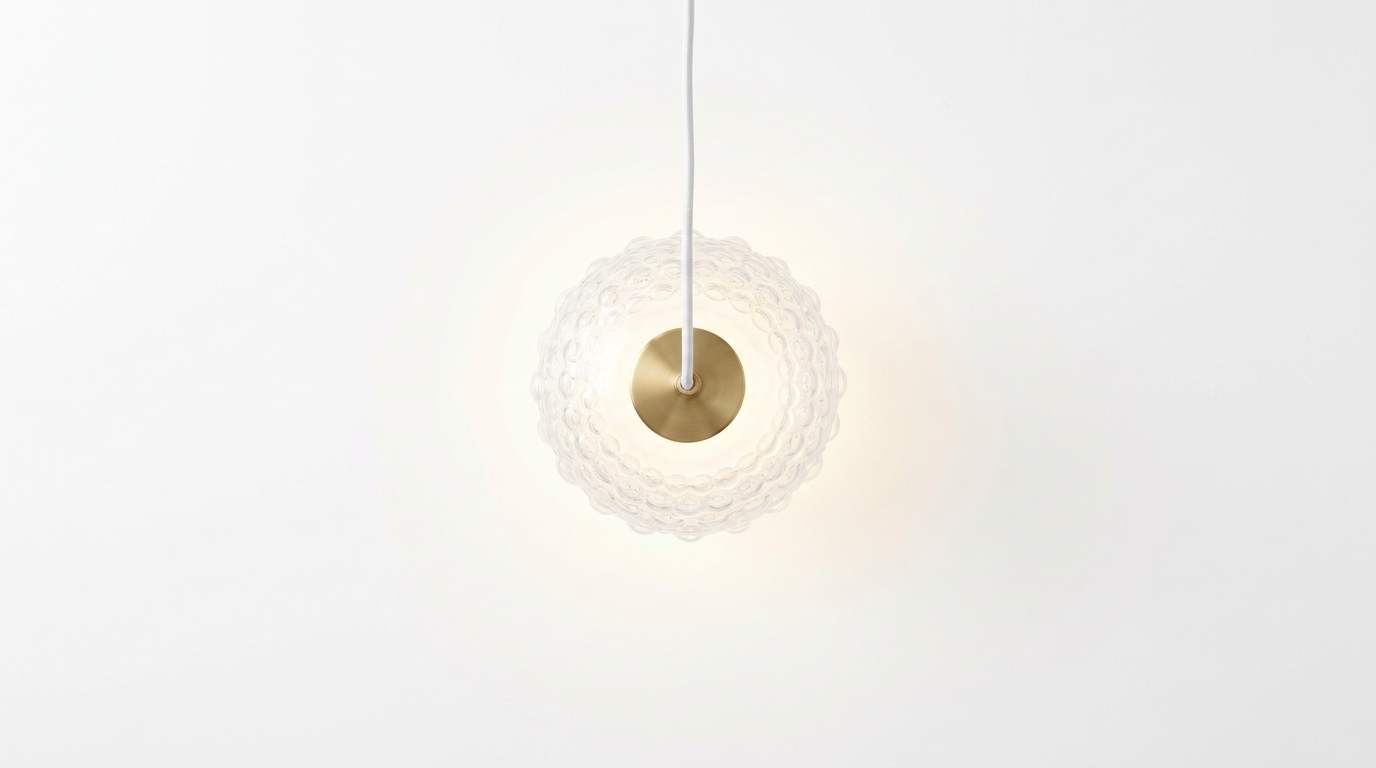 Aura Floating Nordic Bubble Glass Pendant Light