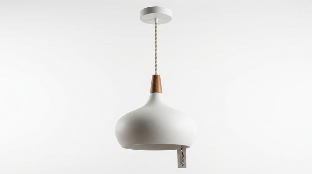 Augustus Nordic Resin Modern Pendant Light