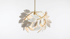 Vital Bloom Ceramic Leaf Modern Chandelier
