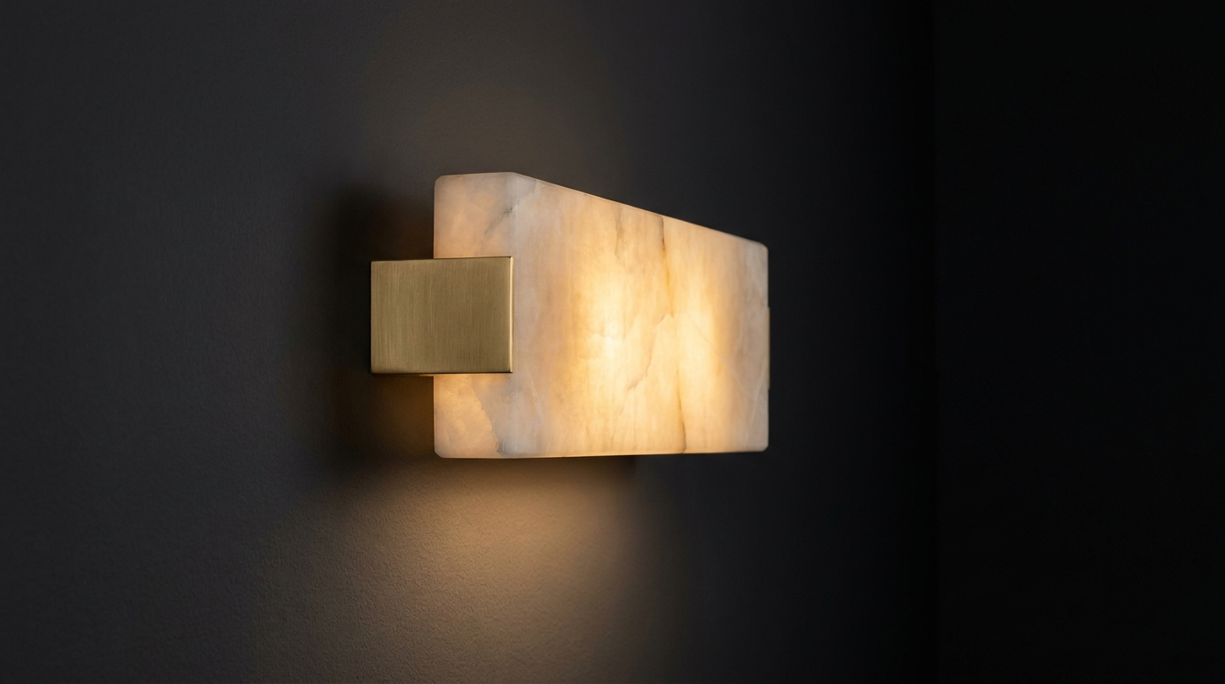 Milan Modern Alabaster Wall Light
