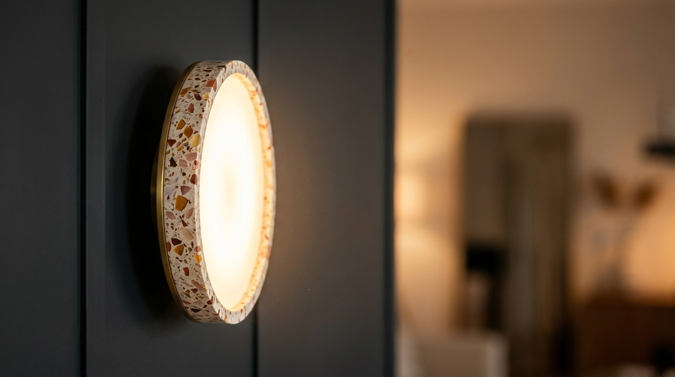The Colored Terrazzo Ceiling Light