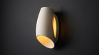 Arden Ivory Modern Porcelain Wall Light