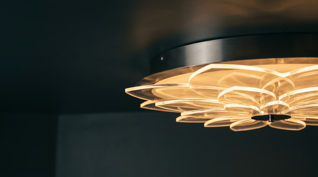 Nerea Lotus Modern Acrylic Ceiling Light