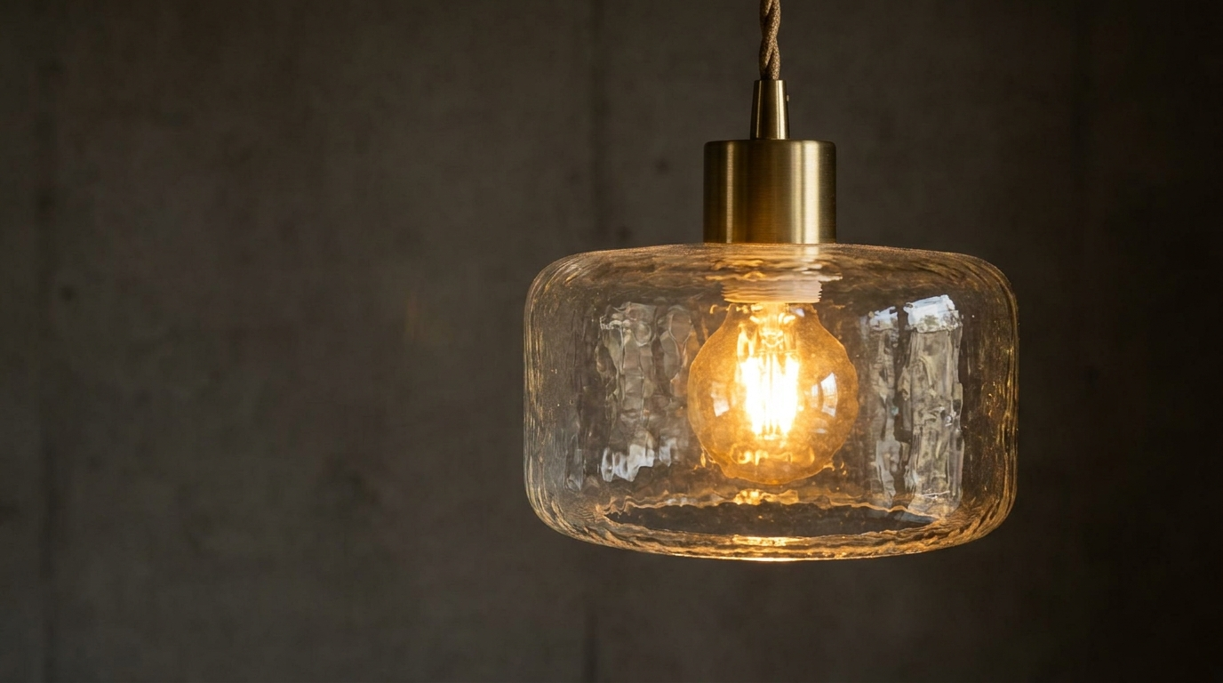 Elia Vintage Nordic Glass Ceiling Light