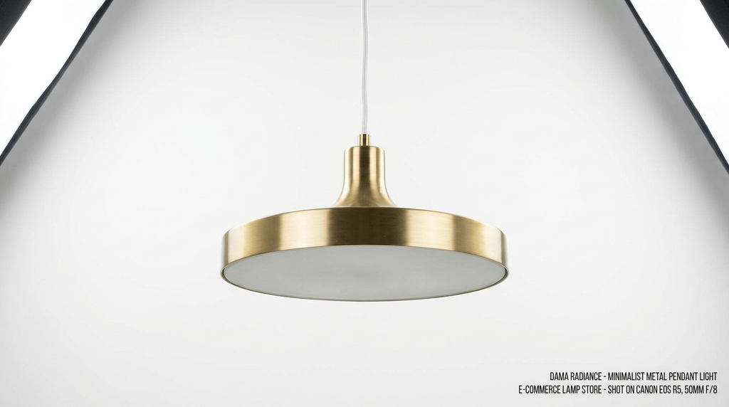 Dama Radiance Minimalist Metal Pendant Light