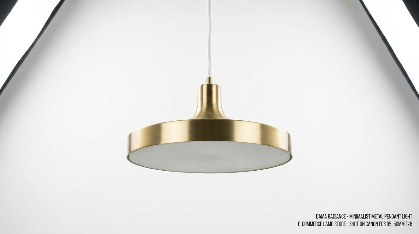 Dama Radiance Minimalist Metal Pendant Light
