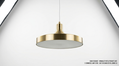 Dama Radiance Minimalist Metal Pendant Light