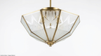 Aurelio Art Deco Vintage Glass Ceiling Light